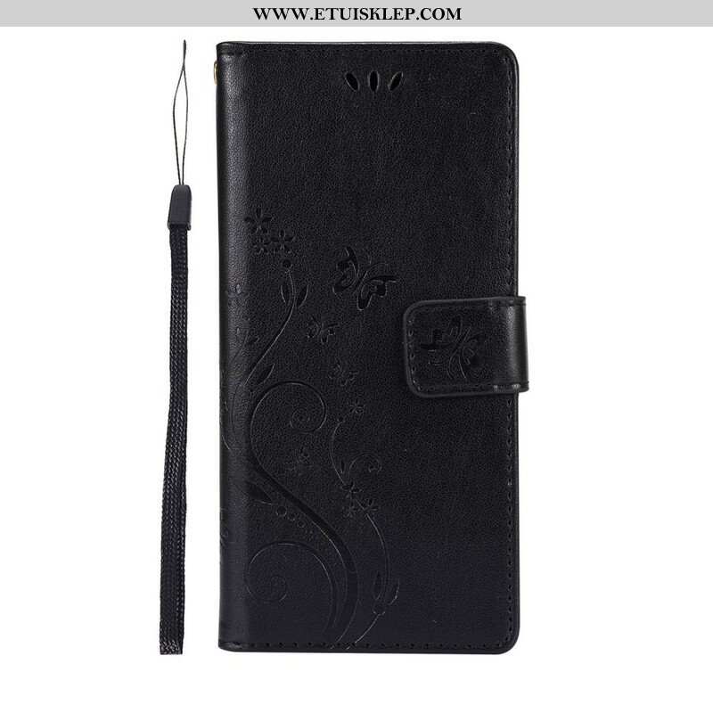Etui Folio do Samsung Galaxy S21 5G Motyle Na Wietrze